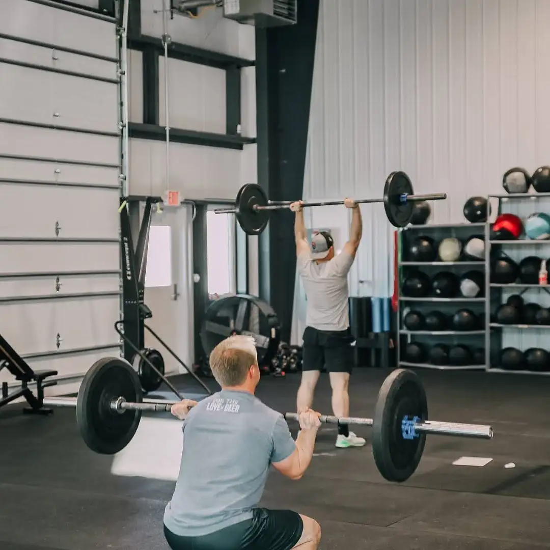 Group CrossFit class at CrossFit Prior Lake gym in Prior Lake, MN